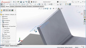 How to quickly create a SOLIDWORKS Sketch Normal to Curve