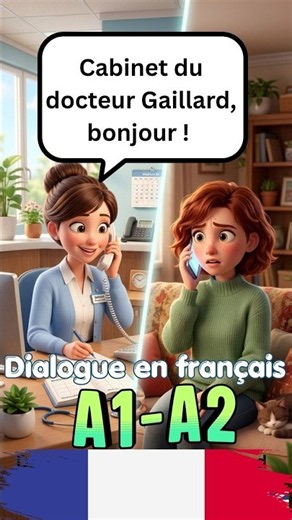 🇫🇷 **French Dialogue 2 | Learn French with English Subtitles | A1–A2** #learnfrench