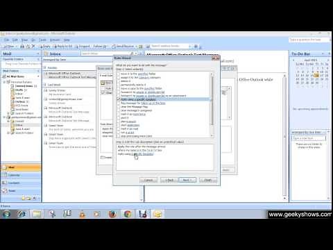 Microsoft Outlook 2007 Autoreply for Vacation or Holidays