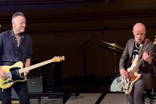Watch Bruce Springsteen and Flea Play 'Because the Night' in NYC