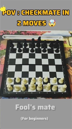 Checkmate in 2 moves 🤯😱 | Fool's mate | #chess #checkmate #foolsmate #amazing ‪@Chess_IQ‬