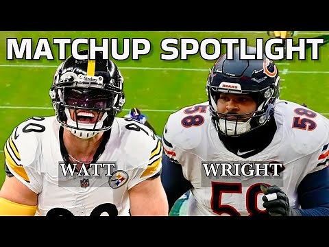 Darnell Wright Vs T.J. Watt Full Matchup Highlights | OL Vs DL | Week 12 NFL