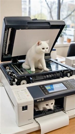 복사기 속 네오의 비밀 | Neo Copy Machine | ver.2 #cat #sunoai
