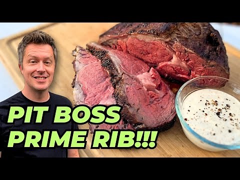 Smoked PRIME RIB on a PIT BOSS!! | Pellet Grill Prime Rib Roast Reverse Seared