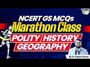 NCERT 6th to 12th MCQs Session for All Competitive Exams | GS MCQs Marathon Class By Vipan Sir