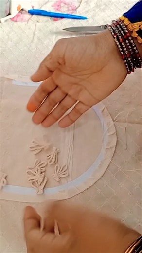 beautiful neck design with dori lops #viralshort #style #fashion