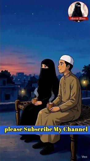 🌙 Wife Beside Husband, Life Feels Easy 🤍 | Pure Love & Peaceful Life ✨#animation #ghibli #shorts #ai