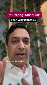 Fit. Strong. Muscular Then Why Diabetic? #diabetes #muscles #health #metabolism #english