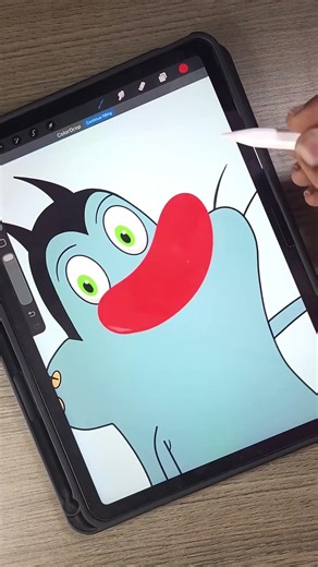 How to Draw Oggy #easy #ytshorts #cartoon #shorts #procreate #funny