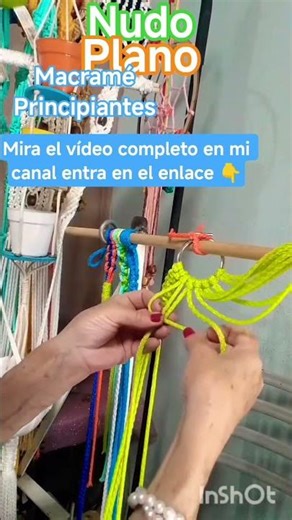nudo plano #macrame