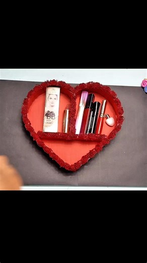 craft makeup box 💝 #papercraft #craftideas #love