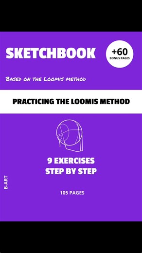 ✨ New Loomis Method Sketchbook! ✨ Want to draw better heads? 🧑‍🎨 ✅ 9 step-by-step Loomis exercises ✅ 60 bonus practice pages Perfect for beginners & pros! Master head construction today. 👉 Link in bio to grab yours! 🎨✏️ #loomismethod #drawingpractice #learn2draw #artsketchbook #headconstruction #arttips #artisttools
