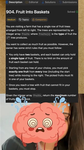 Vandana Yadav | Coding | Software Engineer | "Amazon/Google type problem 🚀 If you know this pattern, interviews get easier 😎 #dsa #leetcode #coder #faang #softwareengineer | Instagram
