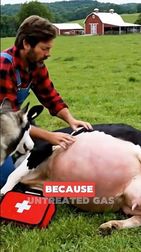 How to rescue a cow suffering from bloat