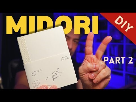 Making an MD Midori-style notebook - Part 2