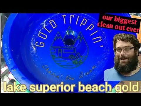 lake superior beach gold muskalunge state park prospecting