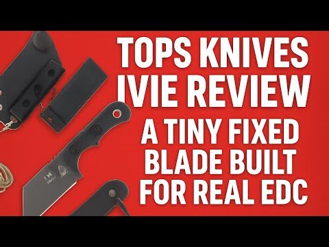 TOPS Knives Ivie Review | A Tiny Fixed Blade Built for Real EDC
