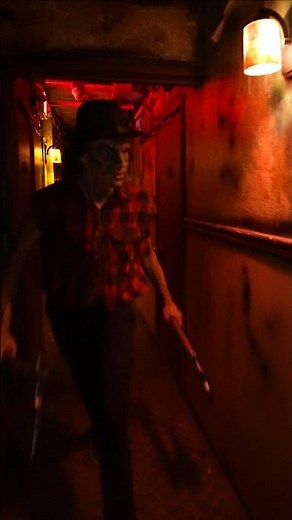 Did You See That Jump?? #hauntedhouse #jumpscare #hauntedattraction