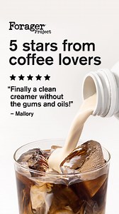 90K views | “Cinnamon Yum! ⭐️⭐️⭐️⭐️⭐️ I have searched far and wide for a creamer that is dairy free and isn’t full of gums and other stuff I don’t want to put into my body. The yuka app (iykyk) recommended this product (not sponsored) so I gave it a try and it’s SO good.” Try Forager Project Cinnamon Vanilla Creamer and join the 100k+ dairy-free thinkers who trust us to bring them simple, clean, organic, coffee creamer. | Forager Project | Facebook