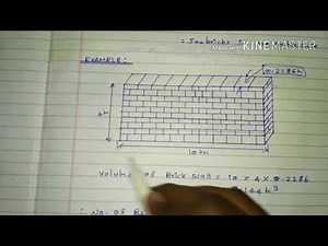 Brick calculation formula | Prithivi Anand