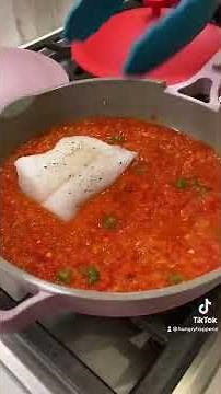 Perfectly moist and delicious Mediterranean Poached Cod