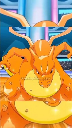 Leon’s Charizard VS Red’s Charizard 🔥🤯⚡ | Ultimate Showdown! #pokemon #charizard #anime