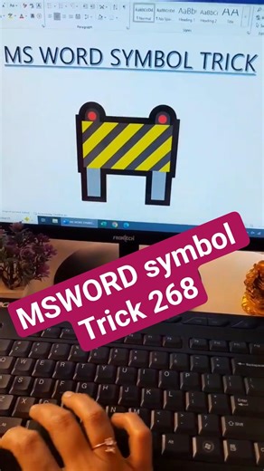 MSWORD Symbol Shortcut Keys Trick 268