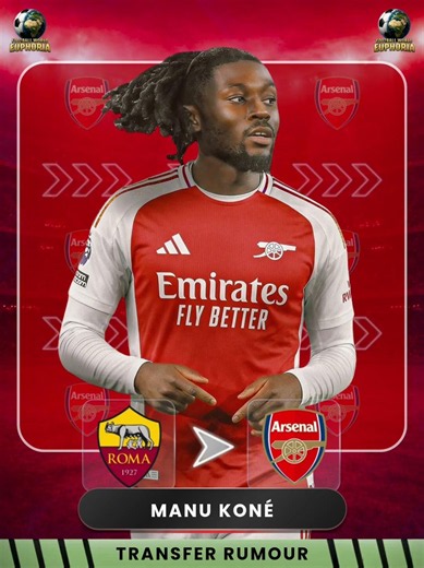 🚨 Arsenal interested in Manu Koné! 🔴⚪👀🇫🇷