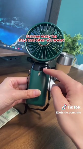 Powerful USB Rechargeable Handheld Portable Fan