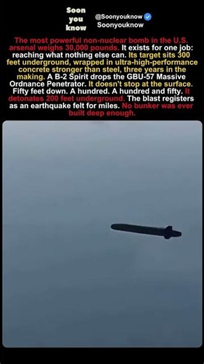 How Deep Can Bunker Buster Bombs Actually Go?!