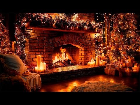 🔥 Relaxing Fireplace (24/7)🔥Fireplace with Burning Logs & Fire Sounds