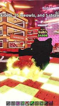 50 skibidi toilet, 25 Meowls, 5 Strawberry Elephant has spawn #roblox #brainrot #games #funny