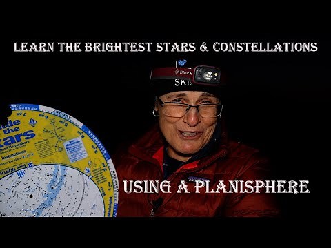 LEARNING THE STARS & CONSTELLATIONS WITH A PLANISPHERE