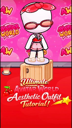 🍒 Ultimate Avatar World Aesthetic Outfit Tutorial! 💫#shortvideo #avatarworld #tocaboca #2026
