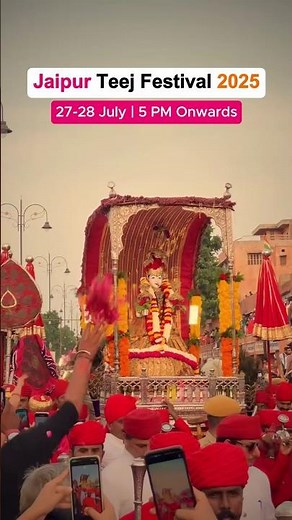 Jaipur Teej Festival 2025 🦚🕊️✨