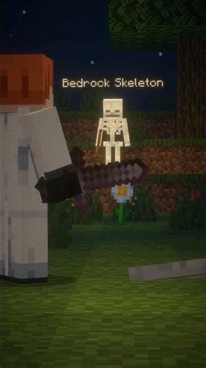 Java Skeleton vs Bedrock Skeleton #minecraft #minecraftshorts #shorts #javavsbedrock #skeleton