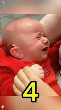 Cutest Moment When Kids Hear Clearly For The First Time #kidsreaction