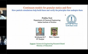 (Granular Matter) P. Nott: Continuum models for granular statics and flow