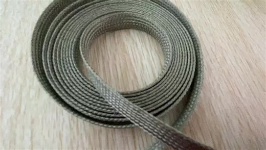 Deem High Thermal Carbon Braided Sleeves High Temperature Resistance Carbon Tubular Mesh Cable Management Sleeve for Wires