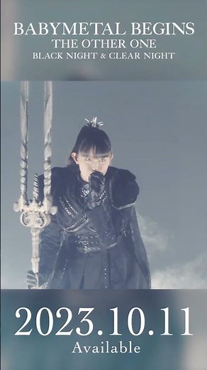 BABYMETAL BEGINS - THE OTHER ONE - Blu-ray, DVD, LIVE ALBUM / VINYL Trailer #Shorts