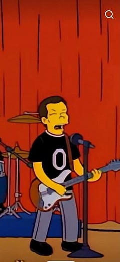 The Smashing Pumpkins performing Zero on The Simpsons