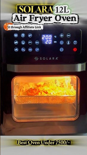SOLARA 12L Air Fryer Oven for Home Kitchen | Best Oven under 7500/- #oven #airfryer #solara