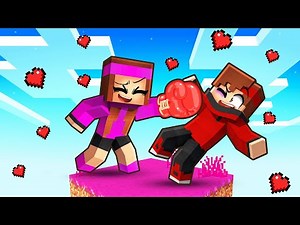 Coincée pour la ST-VALENTIN avec mon CRUSH sur Minecraft !