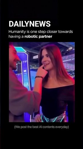 She Looks TOO Real... 😱 AI Robot Partner is HERE!#ai #tech