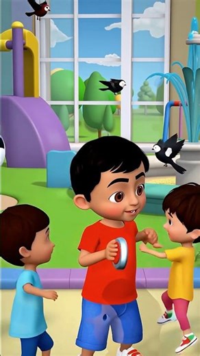 “Time Freeze Button 😲 | Funny Cartoon Short”