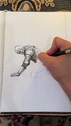 how to draw a knight easy #art