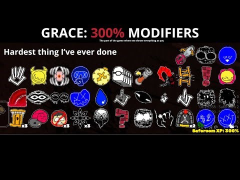 Grace 300% Modifiers - Hardest thing I've ever done in a video game