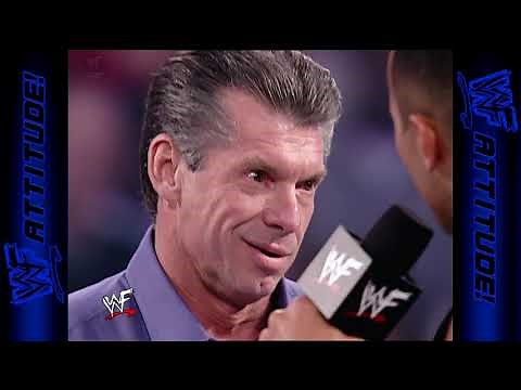 The Rock saves Trish Stratus from kissing Mr. McMahon's ass | SmackDown! (2001)