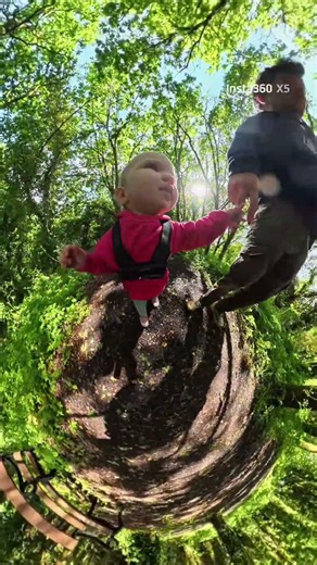 Cutest Baby Walking and Discovering Nature