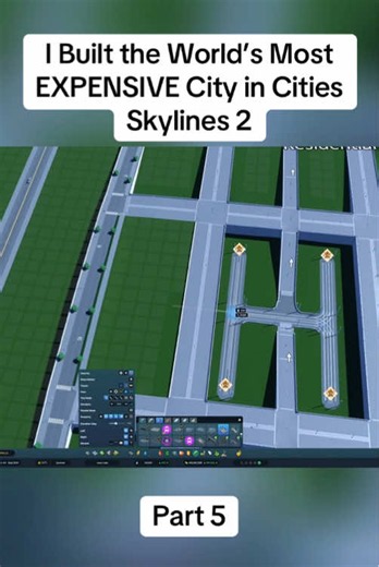 I Built the World’s Most EXPENSIVE City in Cities Skylines 2 #fyp #city #skyline #viral